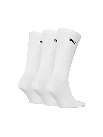 PUMA | Chaussettes de sport Crew, lot de 3 | weiss
